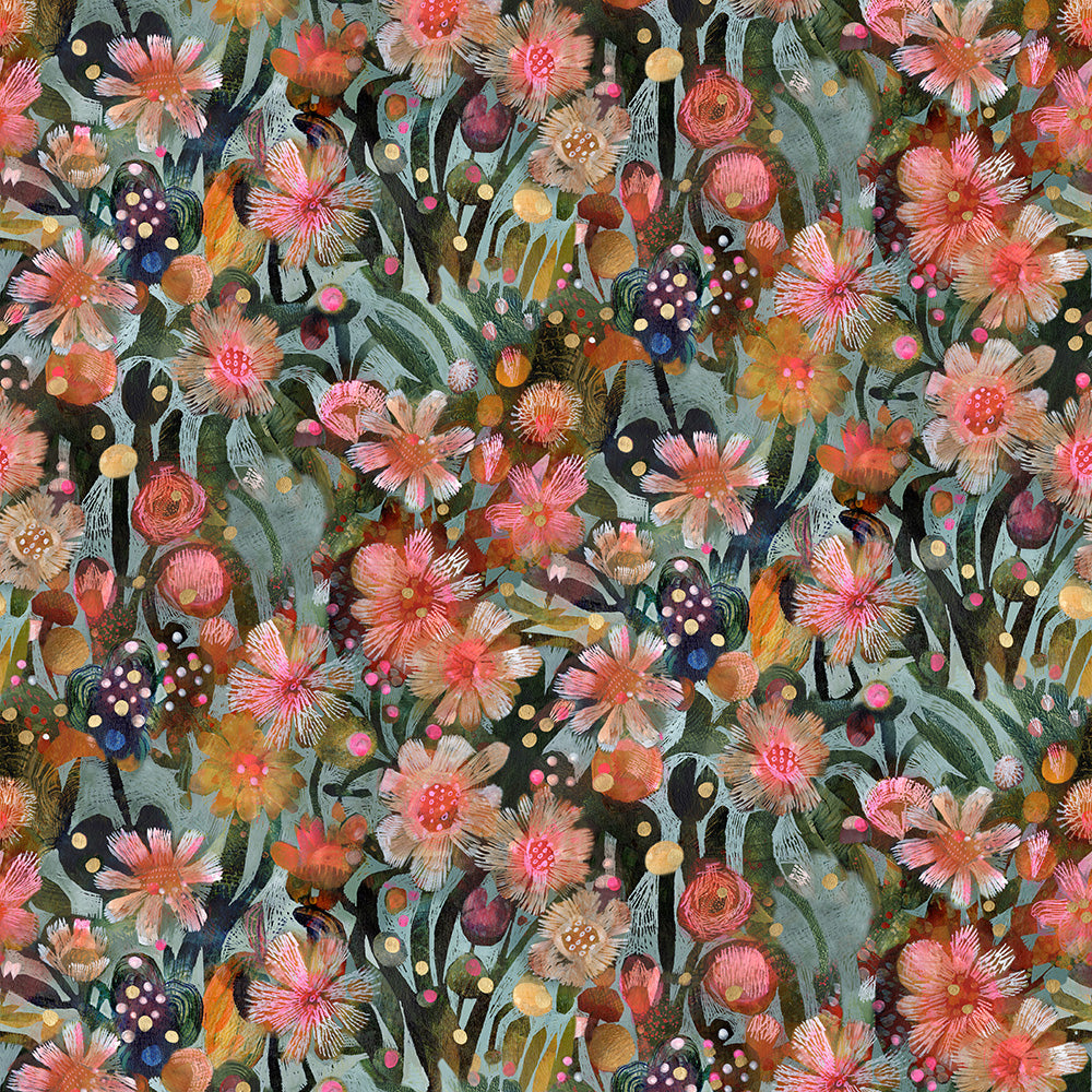 Feliz (Grey + Pink)